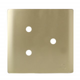 Placa p/ 3 Furos 4x4 - Novara Dourado